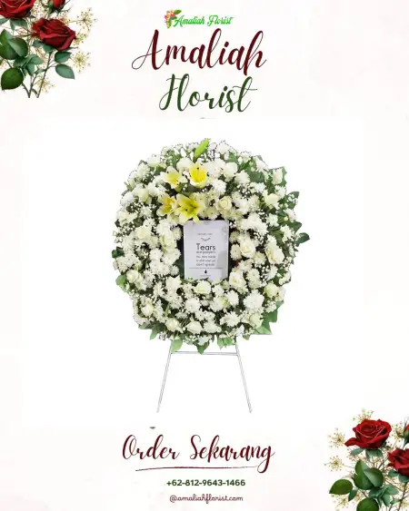 Krans Bunga Duka Sukadami